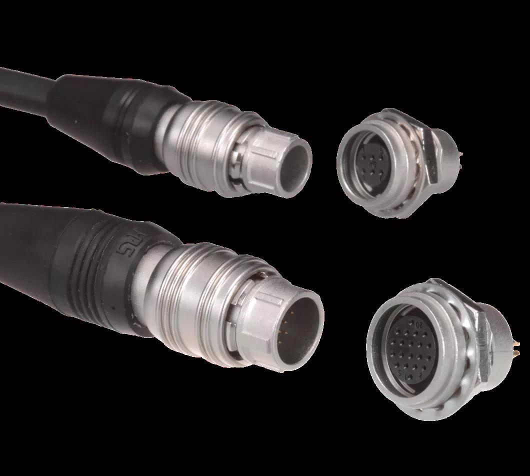 HR25A Series丨推拉鎖、小型多芯圓形連接器