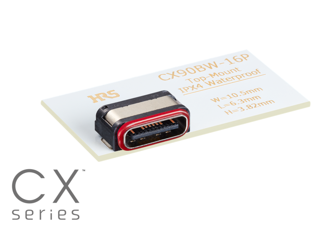 廣瀨電機Type-C連接器&ldquo;CX&rdquo;系列新增16芯防水插座